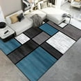 thumbnail image 1 of Geometric Modern carpets for living room Red Black Creativity Rugs Sofa Chair Beside Mat Light Luxury Rugs for Bedroom tapete, 1 of 5