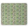 thumbnail image 1 of Geometric Mouse Pad, Illustration of Heart and Dot Shaped Abstract Contemporary Art, Rectangle Non-Slip Rubber Mousepad, Multicolor, by Ambesonne, 1 of 2
