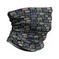thumbnail image 1 of Geometric Neck Gaiter, Hand Drawn Squares, Unisex, Multicolor, by Ambesonne, 1 of 1