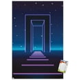 thumbnail image 1 of Geometric Neon Wall Poster, 22.375" x 34", 1 of 6