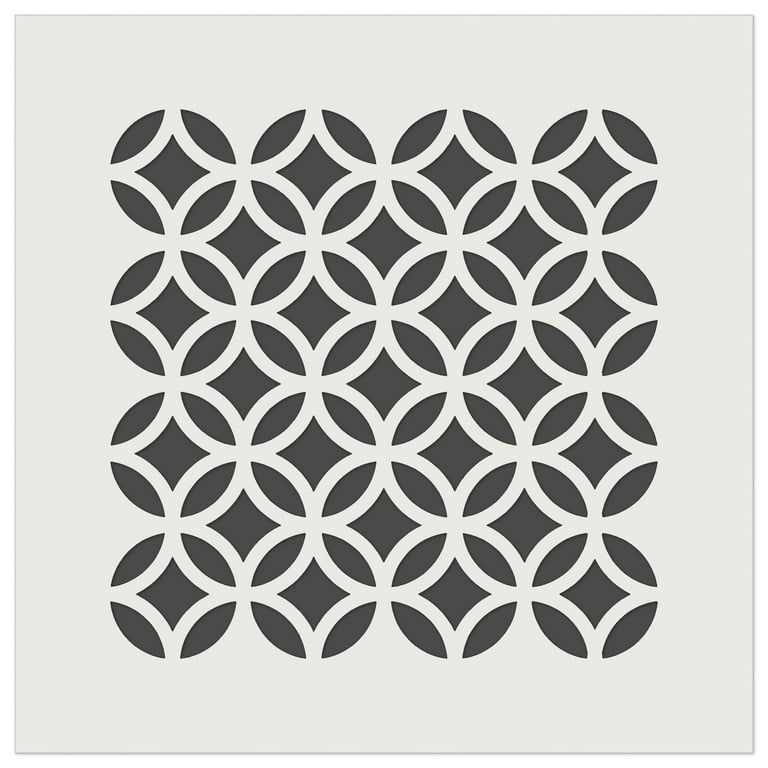 Geometric Overlapping Circles DIY Cookie Wall Craft Stencil - 9.0 Inch - Walmart.com geometric-overlapping-circles-diy-cookie-wall-craft-stencil-9-0-inch-walmart-com