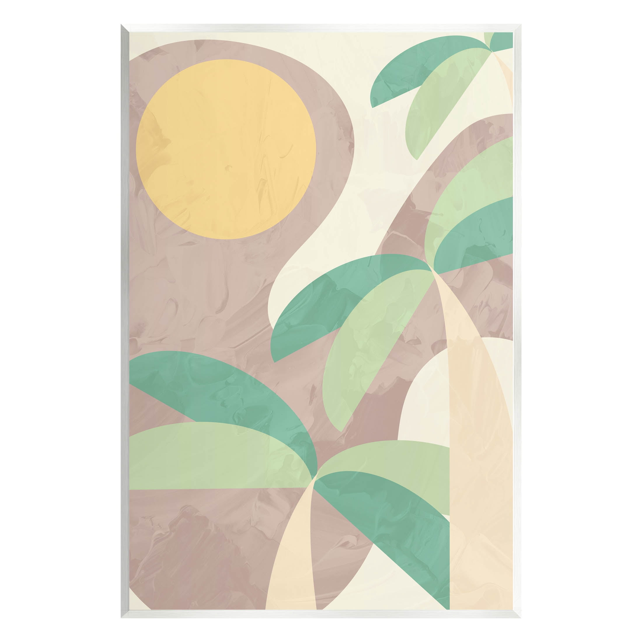 Geometric Palm Tree Summer Botanical & Floral Graphic Art Unframed Art Print Wall Art
