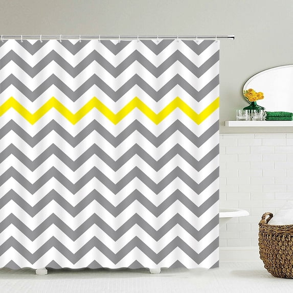 Geometric Pattern Bath curtain Waterproof Shower Curtains Modern simplicity 3d Printed Bathroom Curtain Bath Screen Home Decor