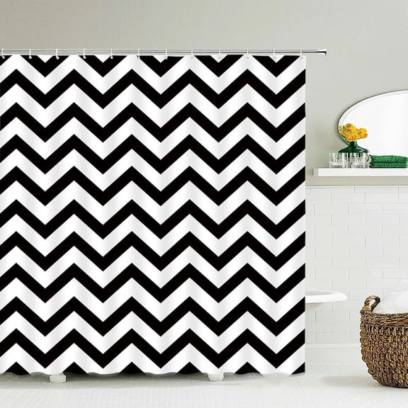 Geometric Pattern Bath curtain Waterproof Shower Curtains Modern simplicity 3d Printed Bathroom Curtain Bath Screen Home Decor