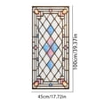thumbnail image 1 of Geometric Pattern Colorful Window Stickers, PVC Waterproof and Dustproof UV blackout Glass Window Stickers,Static Cling Window Film Non-Adhesive Removable for Home Living Room Window Decals, 1 of 5