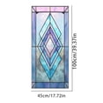thumbnail image 1 of Geometric Pattern Colorful Window Stickers, PVC Waterproof and Dustproof UV blackout Glass Window Stickers,Static Cling Window Film Non-Adhesive Removable for Home Living Room Window Decals, 1 of 6