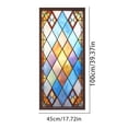 thumbnail image 1 of Geometric Pattern Colorful Window Stickers, PVC Waterproof and Dustproof UV blackout Glass Window Stickers,Static Cling Window Film Non-Adhesive Removable for Home Living Room Window Decals, 1 of 6
