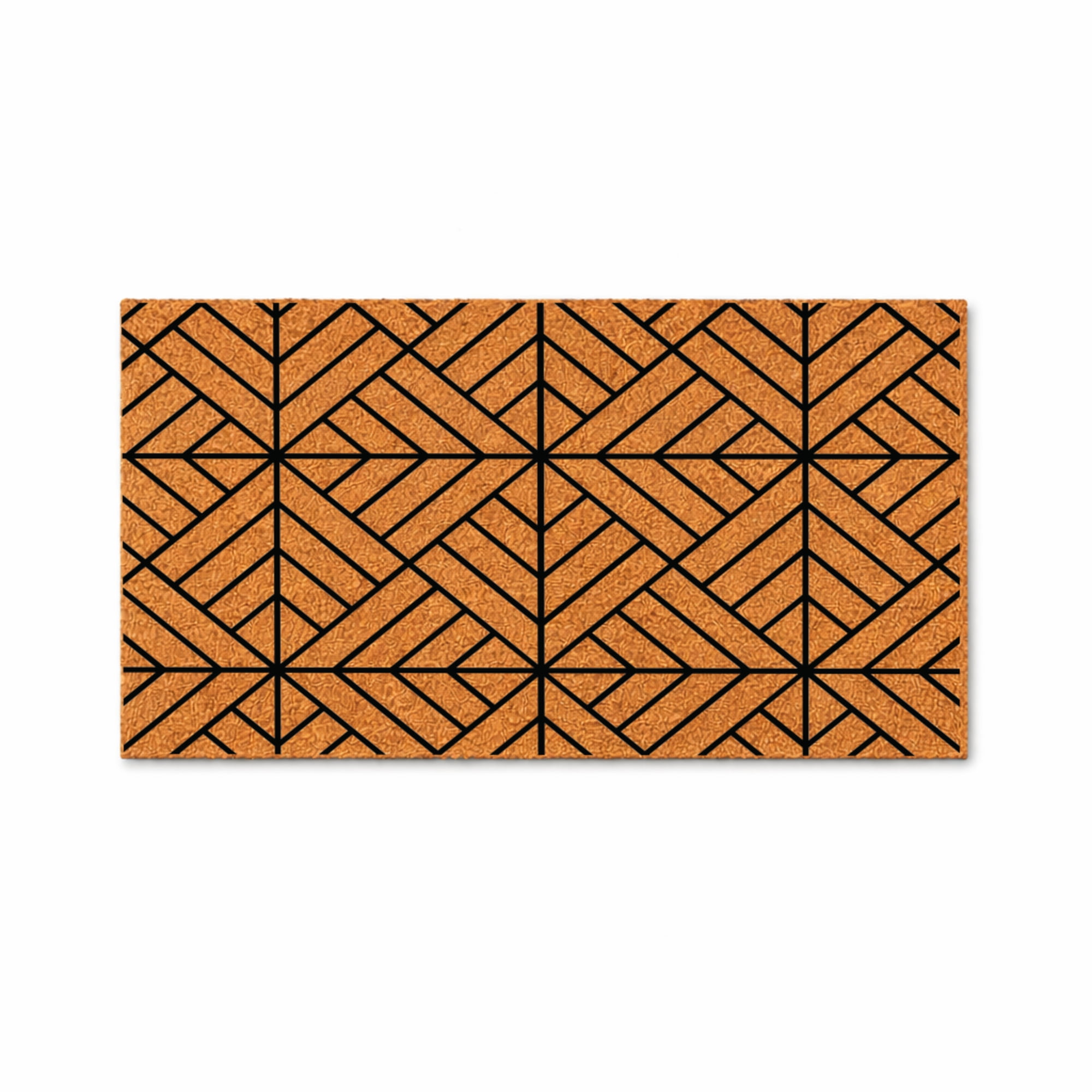Geometric Line Pattern Doormat, Modern Entryway Door Mat, Indoor ...