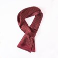 thumbnail image 1 of Geometric Pattern Long Silk Scarf, 1 of 7