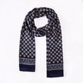 thumbnail image 1 of Geometric Pattern Long Silk Scarf, 1 of 8