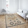 thumbnail image 1 of Geometric Pattern Rugs, Abstract Rugs, Brown Rugs, Oushak Rug, Turkish Rug, Luxury Rug, Office Rug, Door Mat, Thin Rug, Vintage Design Rug, 3.9'x5.9' - 120x180 cm, 1 of 8