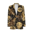 thumbnail image 1 of Geometric Pattern With Bee Men's Suit Blazer Casual Party Wear Slim Fit Suit Jacket Fashionable Luxury British Style Men Suit Coat, 1 of 5