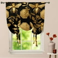 thumbnail image 1 of Geometric Pattern With Bee Window Curtain for Living Room Roman Curtain Kitchen Tie-up Curtains Adjustable Drapes, 1 of 5