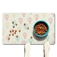 thumbnail image 1 of Geometric Patterned Pet Feeding Mat with Waterproof, Absorbent Surface – Stylish Dog Food Mat with Boho and Watercolor Art, Perfect for Kitchen and Bathroom Floors, 1 of 3