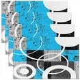 thumbnail image 1 of Geometric Placemats Set of 4, Modern Abstract Art Table Place Mats, Blue Grey Black Geometry Placemat for Kitchen Dining Table Decoration Indoor Outdoor 18"x12", 1 of 4