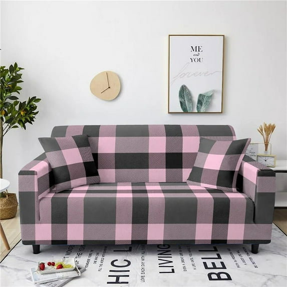 Geometric Plaid Stretch Sofa Cover Elastic Sectional Slipcovers for Living Room Couch Cover L Shape Cover Housses De Canapé