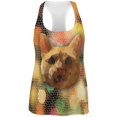 thumbnail image 1 of Geometric Poly Cat All Over Womens Work Out Tank Top - X-Large, 1 of 2