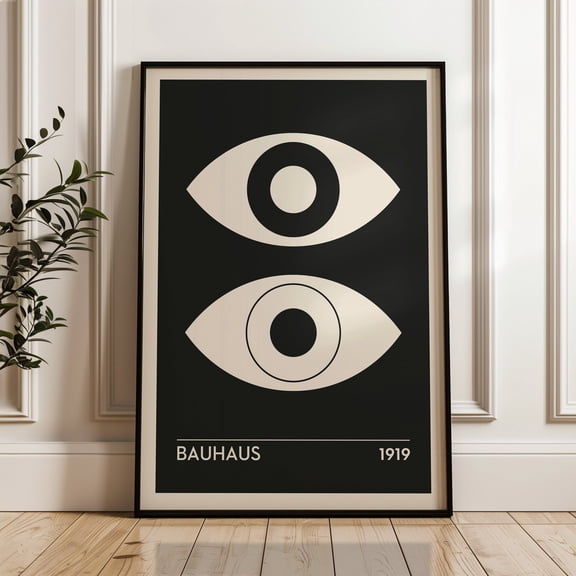 Geometric Poster Print, Design Linear, Wall Art Abstract, abstract poster, Contemporary Poster Black, Abstract Poster Bauahus, poster black, Minimalist Decor, Unframed 8x10