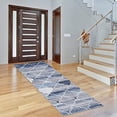 thumbnail image 1 of Geometric Print Area Rug, Low Pile Waterproof Non-Slip Doormat Floor Carpet, 1 of 9