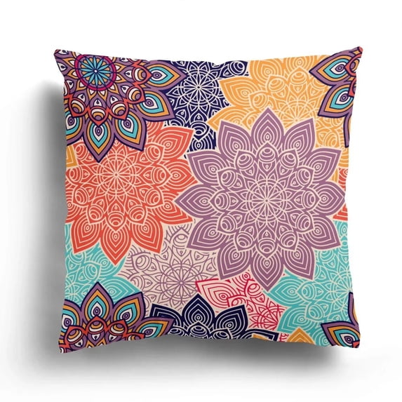 Geometric Printing Pillowcase Home Decor Sofa Cushion Cover Vintage Pattern Customizable