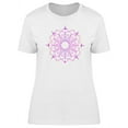thumbnail image 1 of Geometric Purple Mandala T-Shirt Women -Image by Shutterstock, Female x-Large, 1 of 2