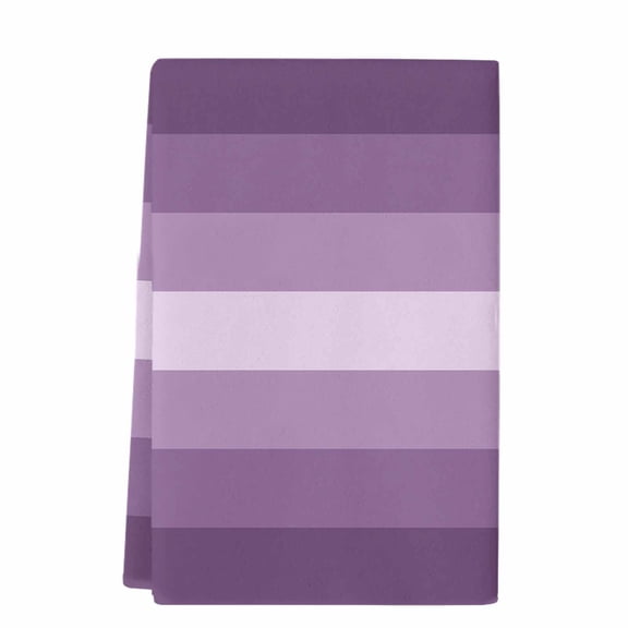 Geometric Purple, Microfiber Kitchen Towel, Solid Ombre Geometric Modern Stripe Soft Absorbent Dish Towels, Quick Drying Washable Dishcloths for Kitchen Cleaning, Drying Dishes, 18x28 Inches