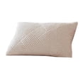 thumbnail image 1 of Geometric Quilted Throw Pillow 12x20 Inch Soft Plush Lumbar Cushion Farmhouse Boho Style Square Decorative Pillow for Living Room Sofa Couch Bed Home Decor, 1 of 7