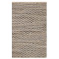 thumbnail image 1 of Geometric Rag Denim Handwoven Jute Rug, 5' x 8', 1 of 6