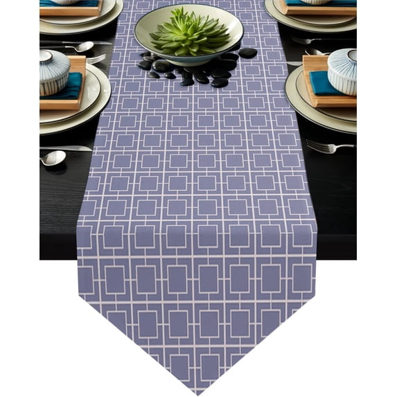 Geometric Rectangle Multicolor Table Runners Christmas Decorations for Home Party Wedding Camino De Mesa Kitchen Accessories