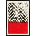 thumbnail image 1 of Geometric - Red Wall Poster, 14.725" x 22.375", Framed, 1 of 3