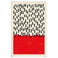 thumbnail image 1 of Geometric - Red Wall Poster, 22.375" x 34", Framed, 1 of 3