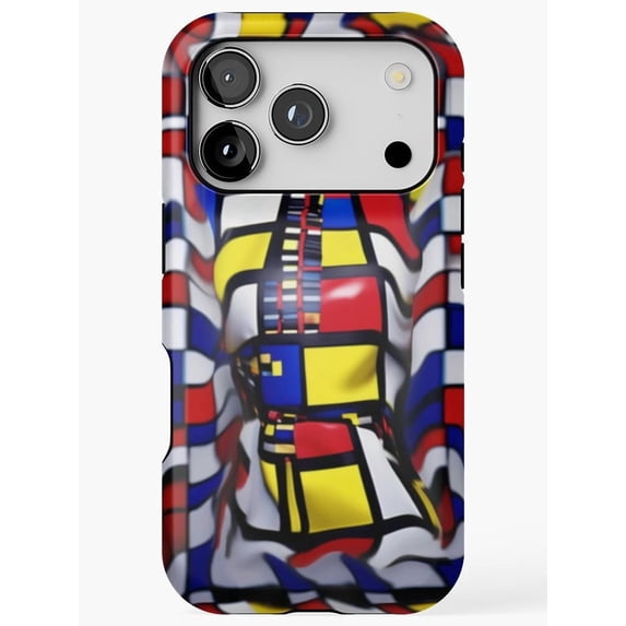 Geometric Red, Yellow and Blue Color Block Tough Case for Select Apple ...