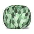 thumbnail image 1 of Geometric Rhombus Storage Toy Bag Chair, Modern Symmetric Classic Argyle Pattern Green Palette Print, Stuffed Animal Organizer Washable Bag, Small Size, Pale Green Dark Green, by Ambesonne, 1 of 3