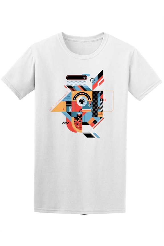 Geometric Rooster Head Art Tee Men's -Image by Shutterstock