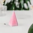 thumbnail image 1 of Geometric Scented Candle - Pink, 11x7.5x7.5cm, Long-Lasting Fragrance for Weddings, Banquets, Parties & Holiday Decorations, 1 of 6
