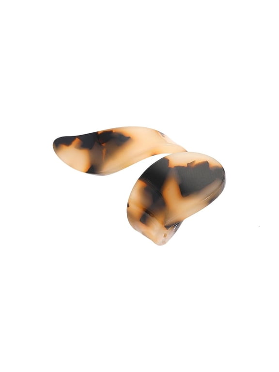 Geometric Shape Acrylic Statement Ring Leopard Print Jewelry Casual or Formal