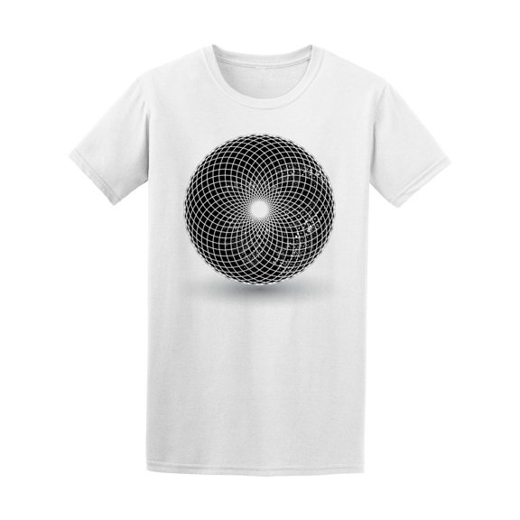 Geometric Shape Cool Circle T-Shirt Men -Image by Shutterstock, Male x-Large