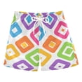 thumbnail image 1 of Geometric Shape Pattern Swim Trunks Quick Dry Beach Pool Board Shorts Lightweight Stylish Print Sizes 2T to XL, 1 of 8