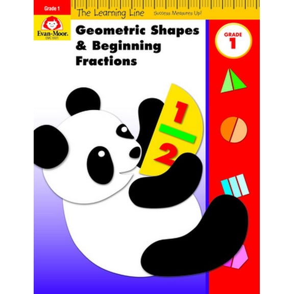 Pre-Owned Geometric Shapes & Beginning Fractions, Grade 1 (Paperback) 1596731931 9781596731936