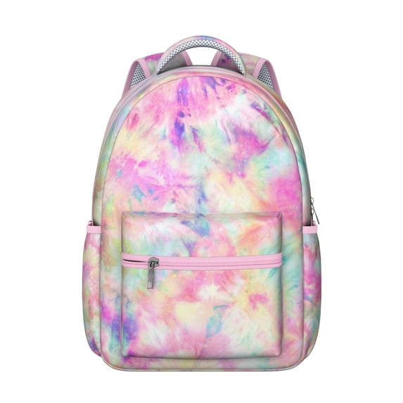 Geometric Shapes Print Texture Backpack, Campus Essential Bookbag with Protective Laptop Area and Organizer, Smart Gift for School Year
