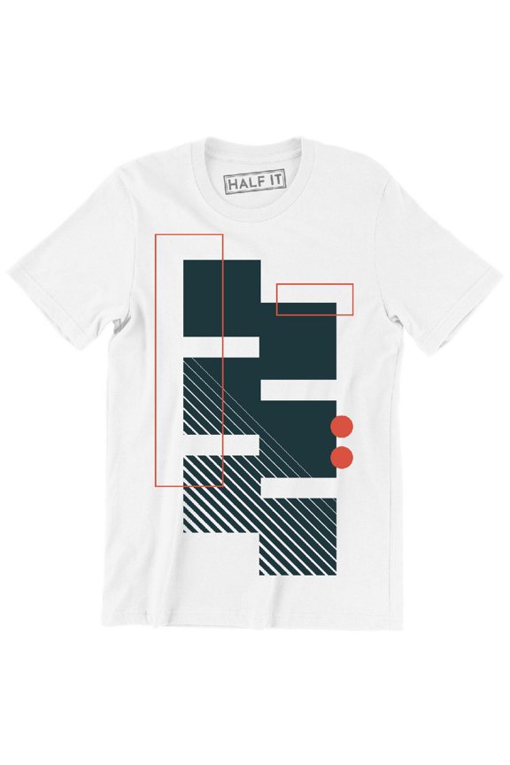 Geometric Shapes Such As Squares Circles And Rectangles T-Shirt