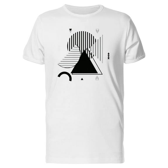 Geometric Shapes T-Shirt Men -Image by Shutterstock, Male 4X-Large