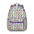 thumbnail image 1 of Geometric Shapes Texture Backpack Bookbag for College University, School Laptop Backpack with Pockets, Durable Daypack as a Gift for Professionals, 1 of 6