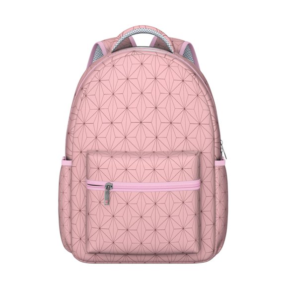 Geometric Shapes Texture Backpack for College, Stylish Laptop Bookbag for School and Work, Durable Daypack with Organizer, Trendy Designer Backpack as a Gift