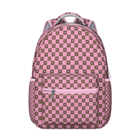 Geometric Shapes Texture Backpack Great Gift Option - Modern Laptop Bag for College, School, Work and Travel, Spacious Bookbag with Padded Computer Compartment