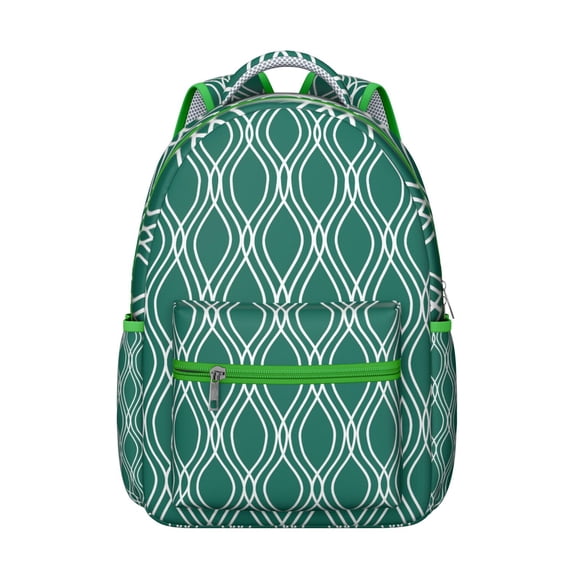 Geometric Shapes Texture Backpack with Laptop Sleeve, Reliable School Bookbag for Busy Students, Ergonomic Design, Fantastic Gift Idea