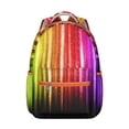 thumbnail image 1 of Geometric Shapes Texture Printed School Backpack for Students Professionals, Organized Laptop Bookbag with Pockets, Water Resistant Daypack for Work or Campus Gift Idea, 1 of 6