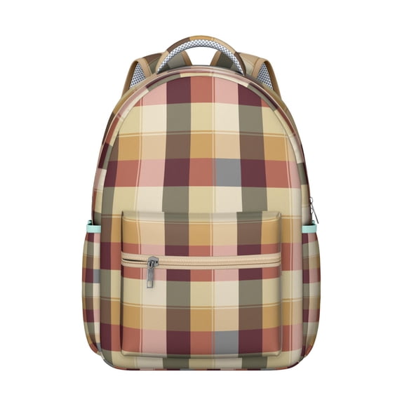 Geometric Shapes Texture Trendy Backpack for Students and Teachers, Large Capacity Laptop Bookbag with Compartments, School Work or Campus Daypack Gift Idea