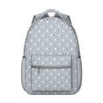 thumbnail image 1 of Geometric Shapes Textured Modern Backpack - Spacious College Bookbag with Organizer Pockets, Stylish Laptop Carryall for School & Work, Premium Gift, 1 of 6