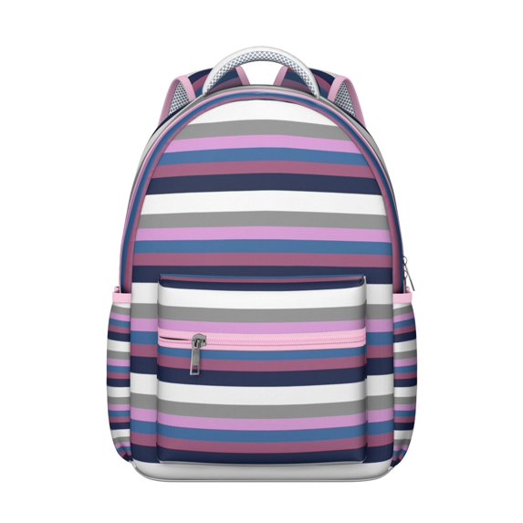 Geometric Shapes with Raised Texture Backpack - Adds Dimension to Your Style, Practical for School and Day Trips, Unique Conversation Starting Gift